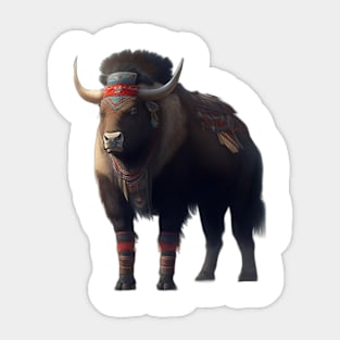 Bison Sticker